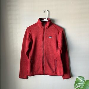 Patagonia Better Sweater Fleece Jacket Red Size Small Full Zip — Size Small